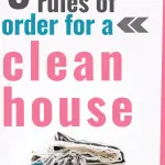 5 rules for a clean house