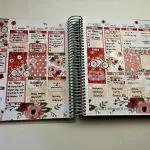 Glam Planner spread