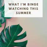 Summer is officially binge watching season!  Here's what I'm binge watching this summer.