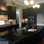 black kitchen cabinets