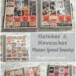 October and November Planner Spread Roundup