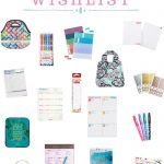 Erin Condren Wishlist filled with lots of planner goodies and accessories