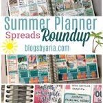 Summer Planner Spreads Roundup