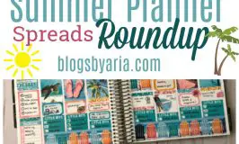 Summer Planner Spreads Roundup