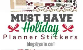 Must Have Holiday Planner Stickers