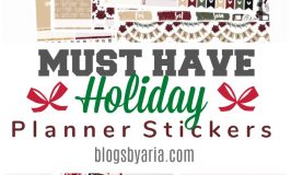 Must Have Holiday Planner Stickers