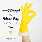How I Changed my Slobbish Ways and You Can Too