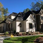 lovely home design with side facing garage