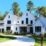 Beautiful White Luxury Modern Farmhouse