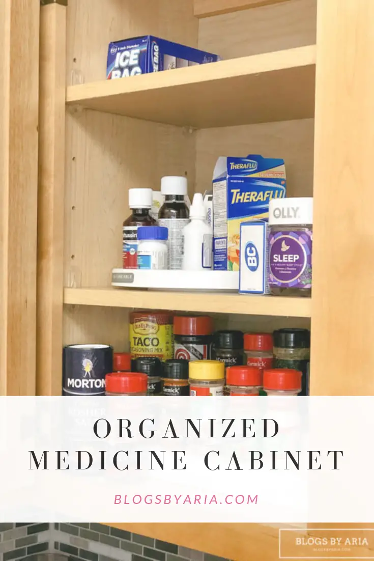 Organize a Medicine (Vitamin) Cabinet with InterDesign Lazy Susans