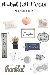 FRIDAY FINDS: FALL DECOR