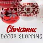 Christmas Decor Shopping