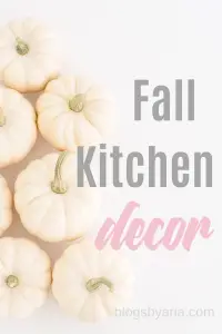 Fall Kitchen Decor