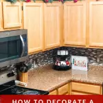how to decorate a christmas kitchen
