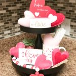 valentine's tiered tray