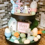 Easter tiered tray