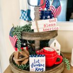 patriotic tiered tray