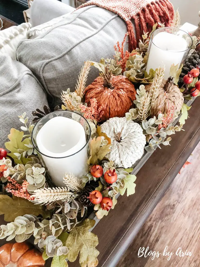 Styled Console Table for Fall - Blogs by Aria