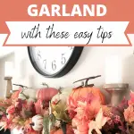 how to create a fall garland