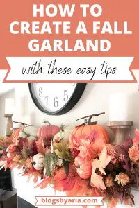 How to Create a Fall Garland