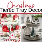 Christmas Tiered Tray Decor