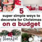 Decorate for Christmas on a Budget