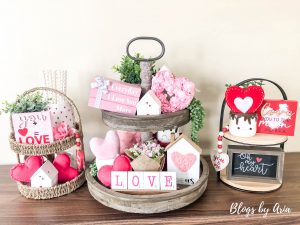 Valentine’s Tier Tray Styling