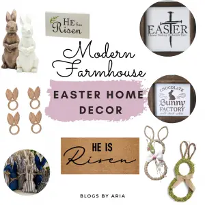 Easter Home Decor Ideas and Tiered Tray