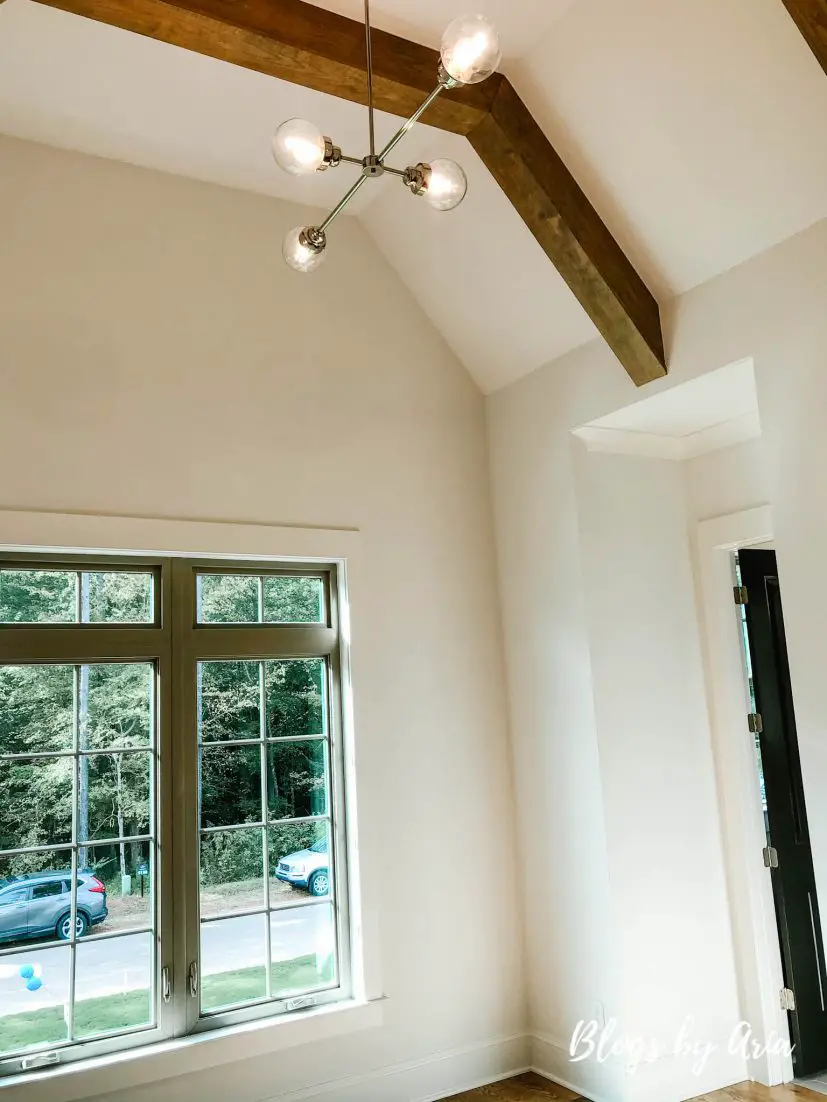 wood beams ceiling trim