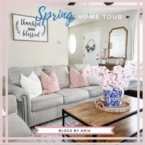 Spring Home Tour : Pops of Pink