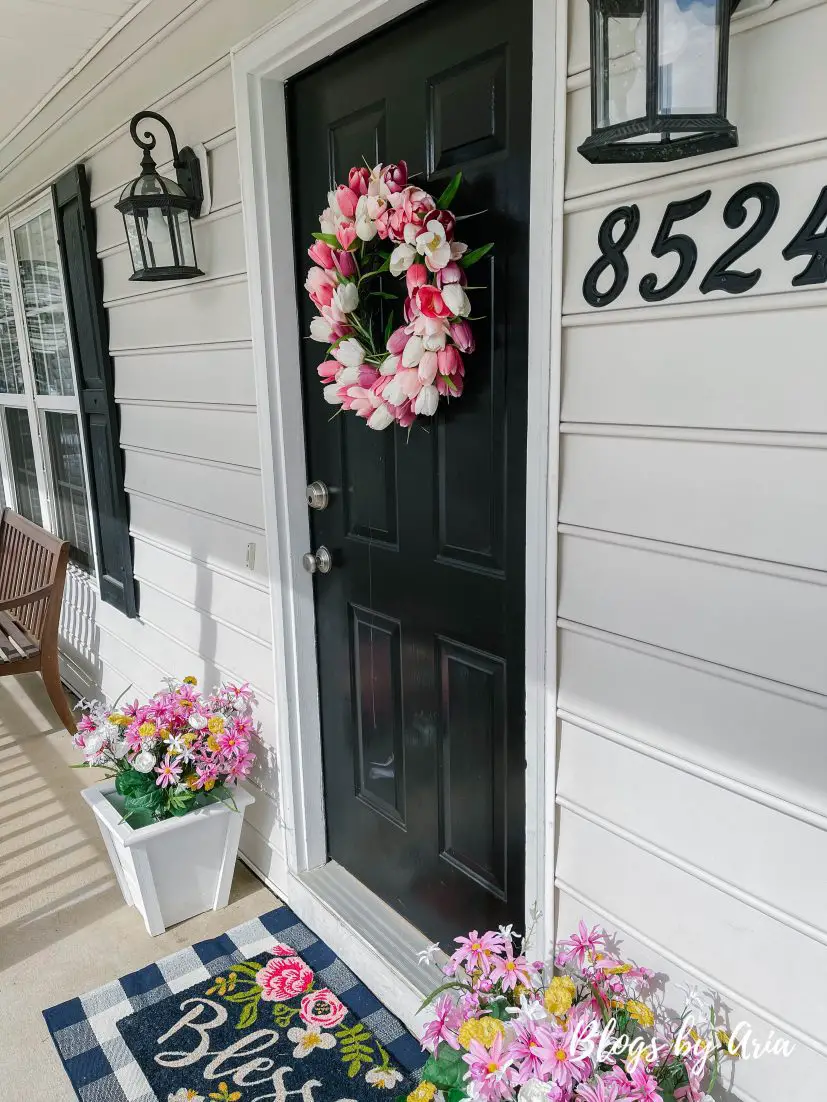 small front porch decorating ideas for spring