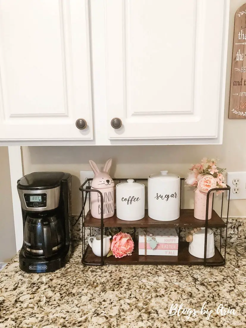 spring coffee station