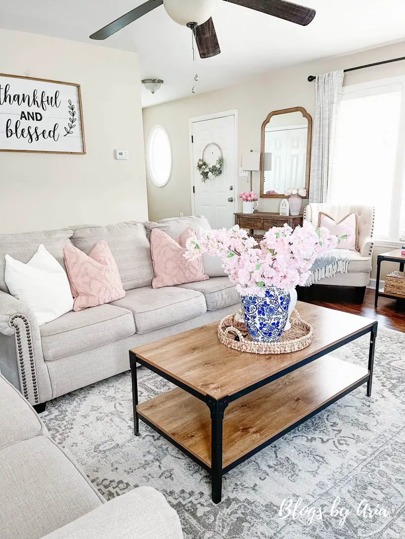 spring living room decorating ideas