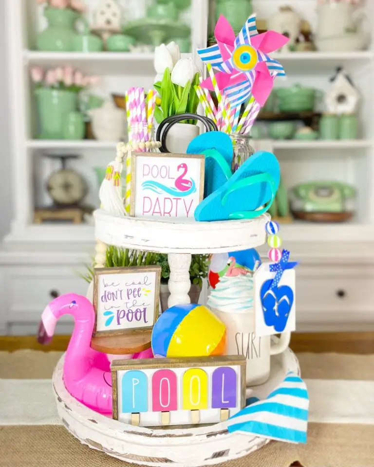 43 Summer Tiered Tray Decor Ideas Blogs by Aria