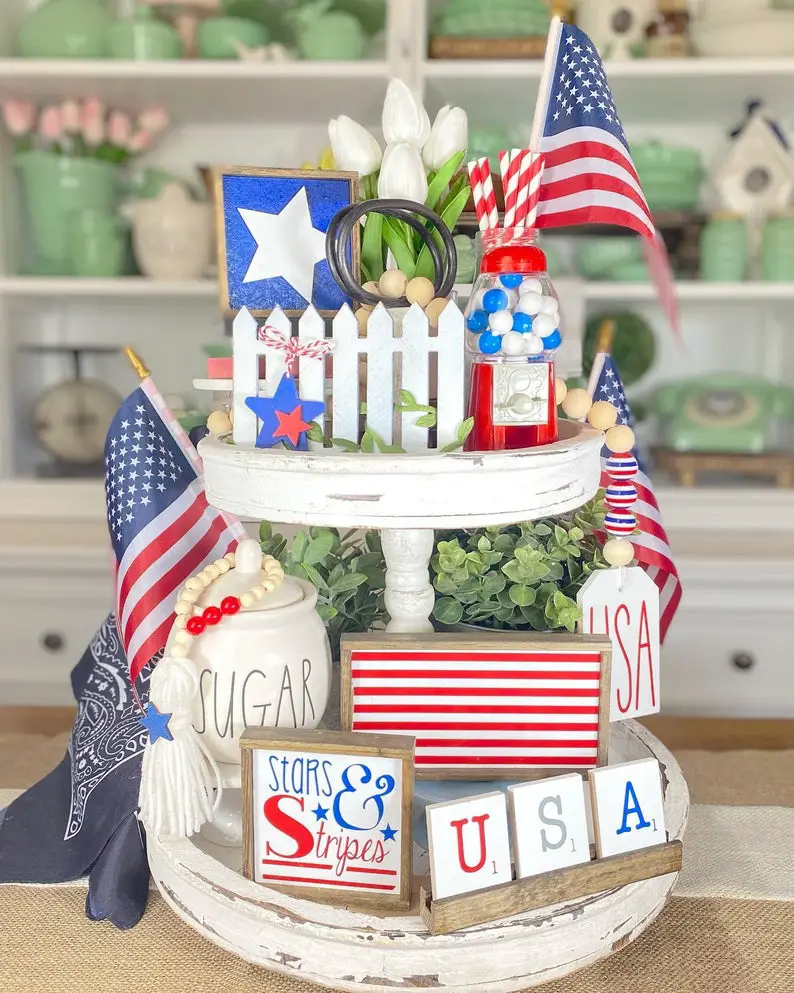 usa tiered tray