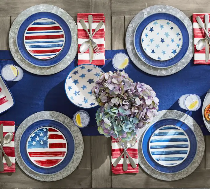 Americana tablescape ideas