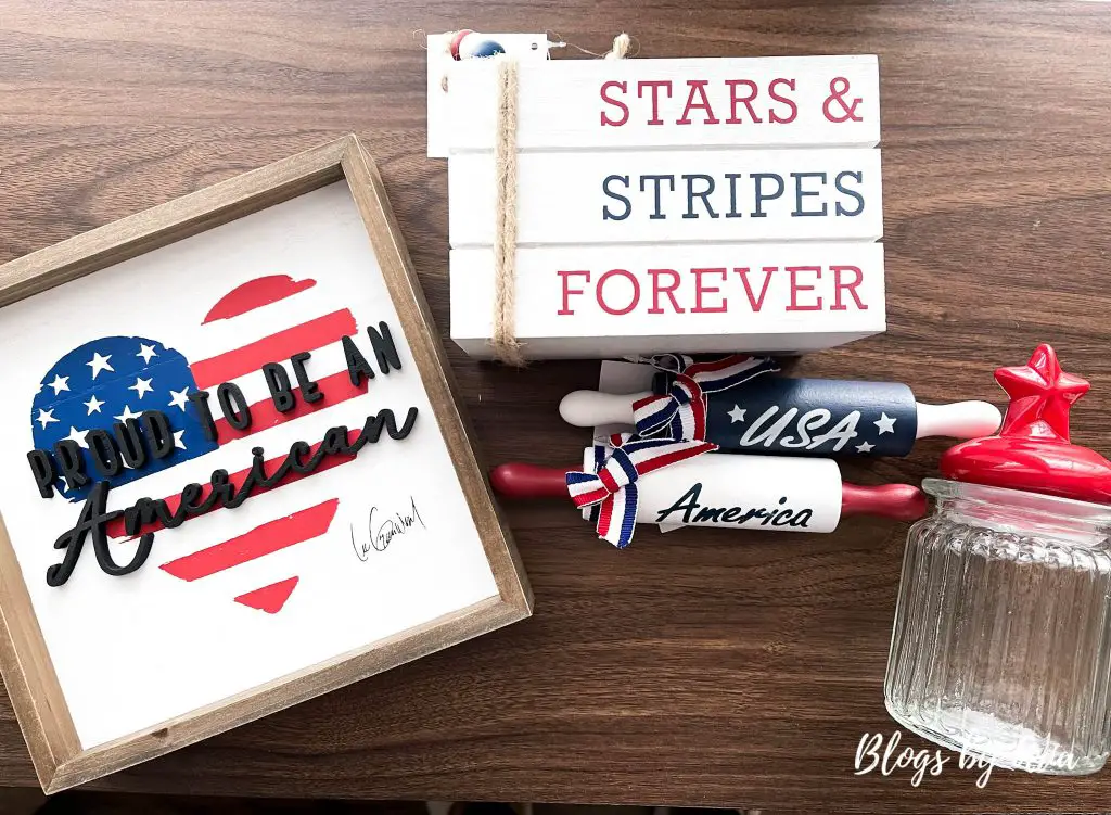 Americana Hobby Lobby decor mini haul