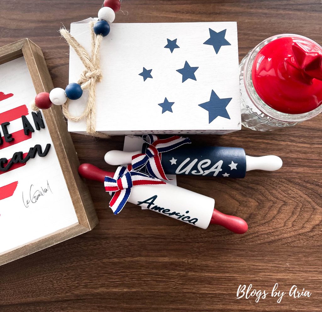 Americana patriotic decor from Hobby Lobby