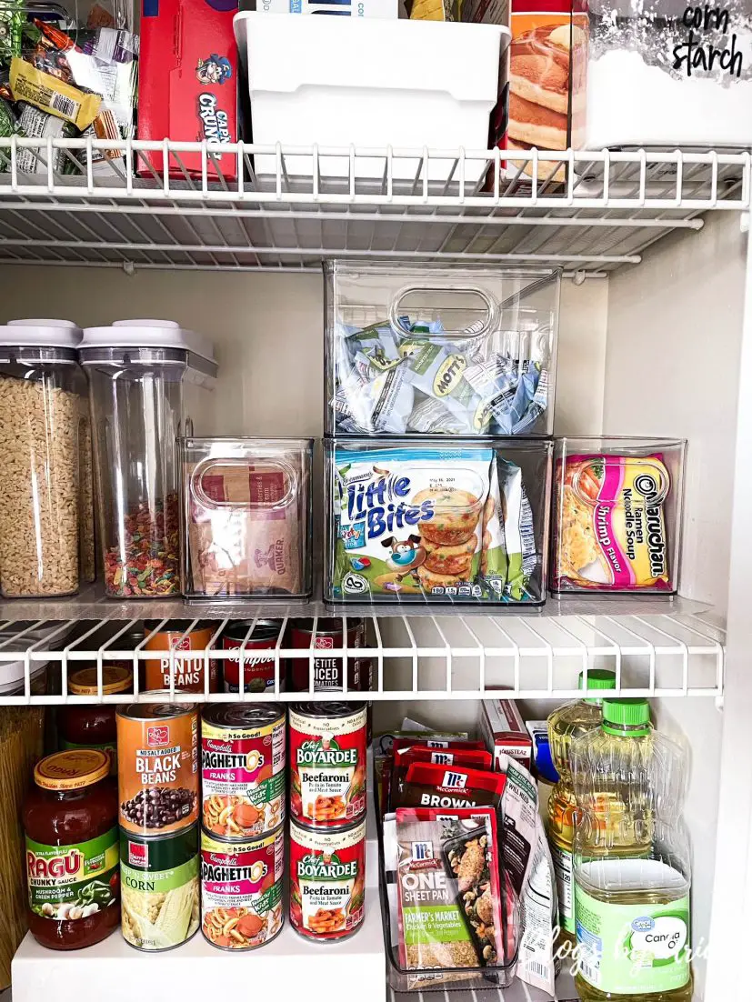 small kitchen pantry organization tips