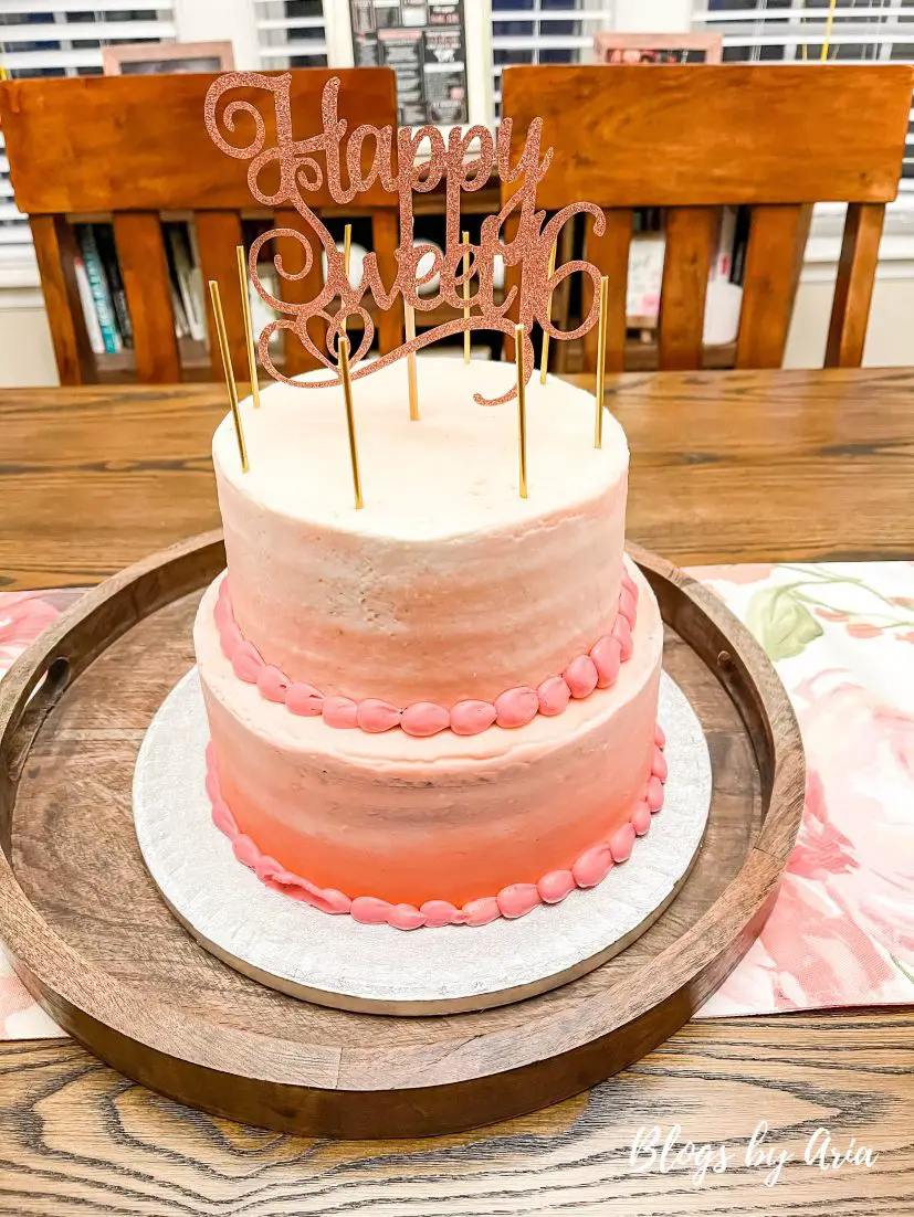 sweet 16 birthday cake