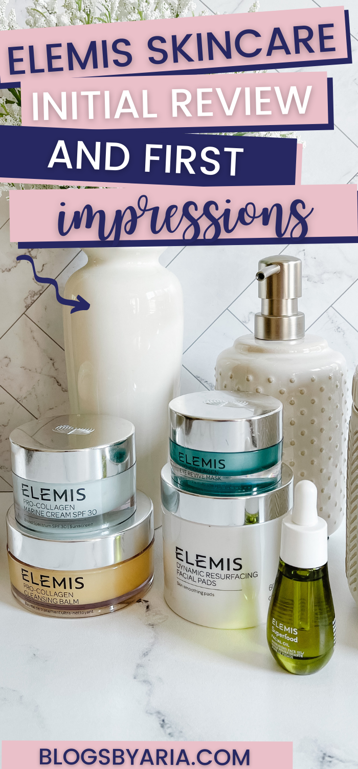 Elemis skincare initial review