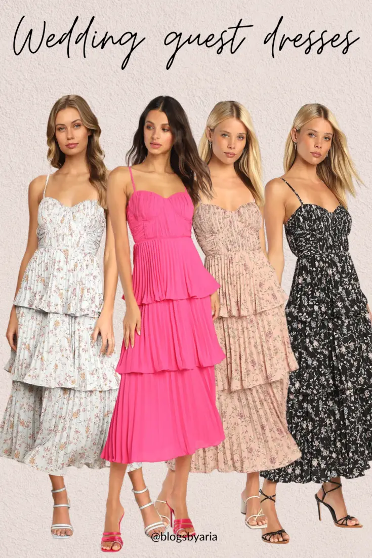 Spring wedding guest dress ideas