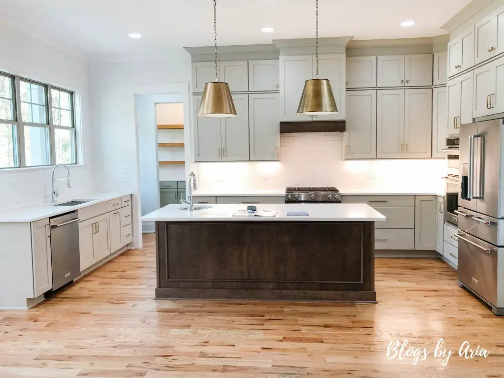 light gray cabinets