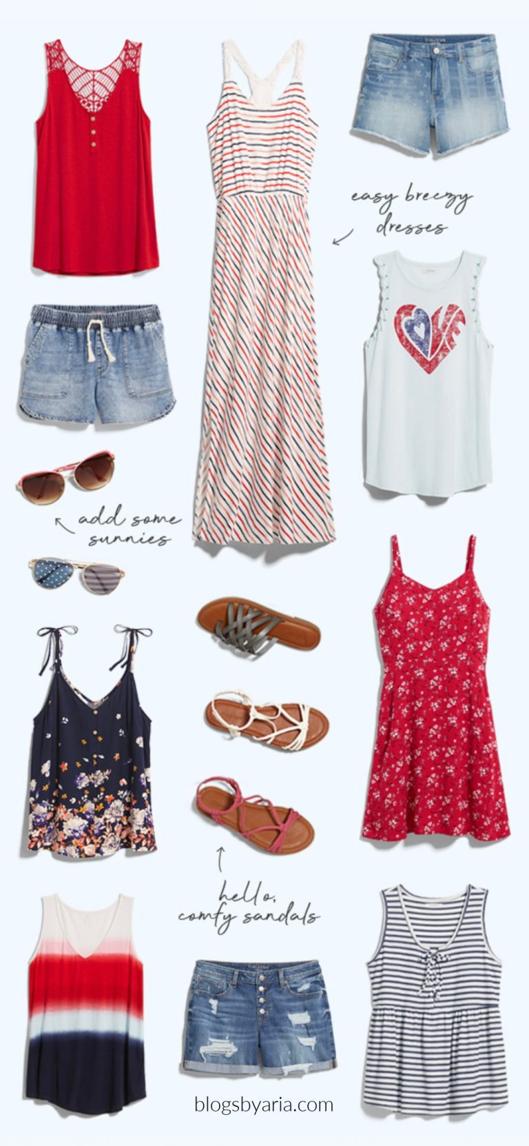 Americana Outfit Ideas + Weekend Sales Blogs by Aria