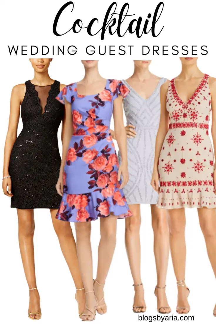 cocktail wedding guest dresses