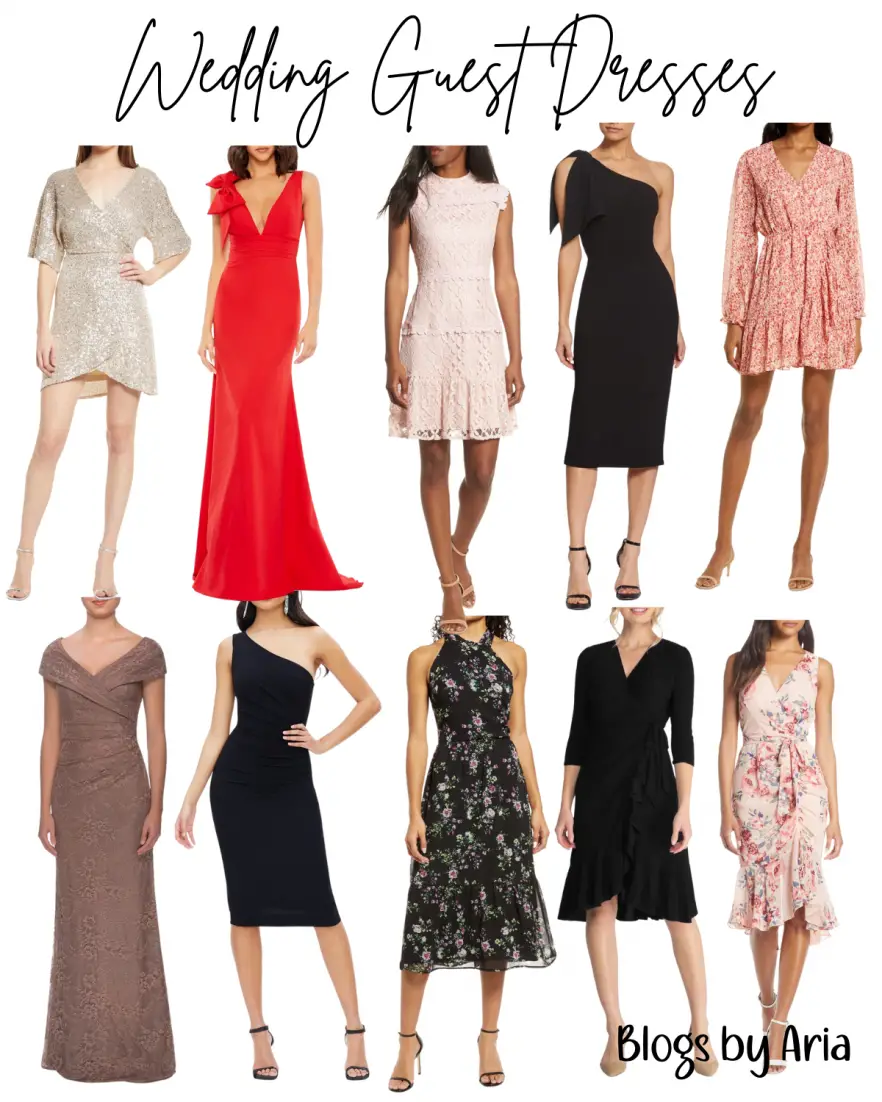 wedding guest dress ideas from Nordstrom