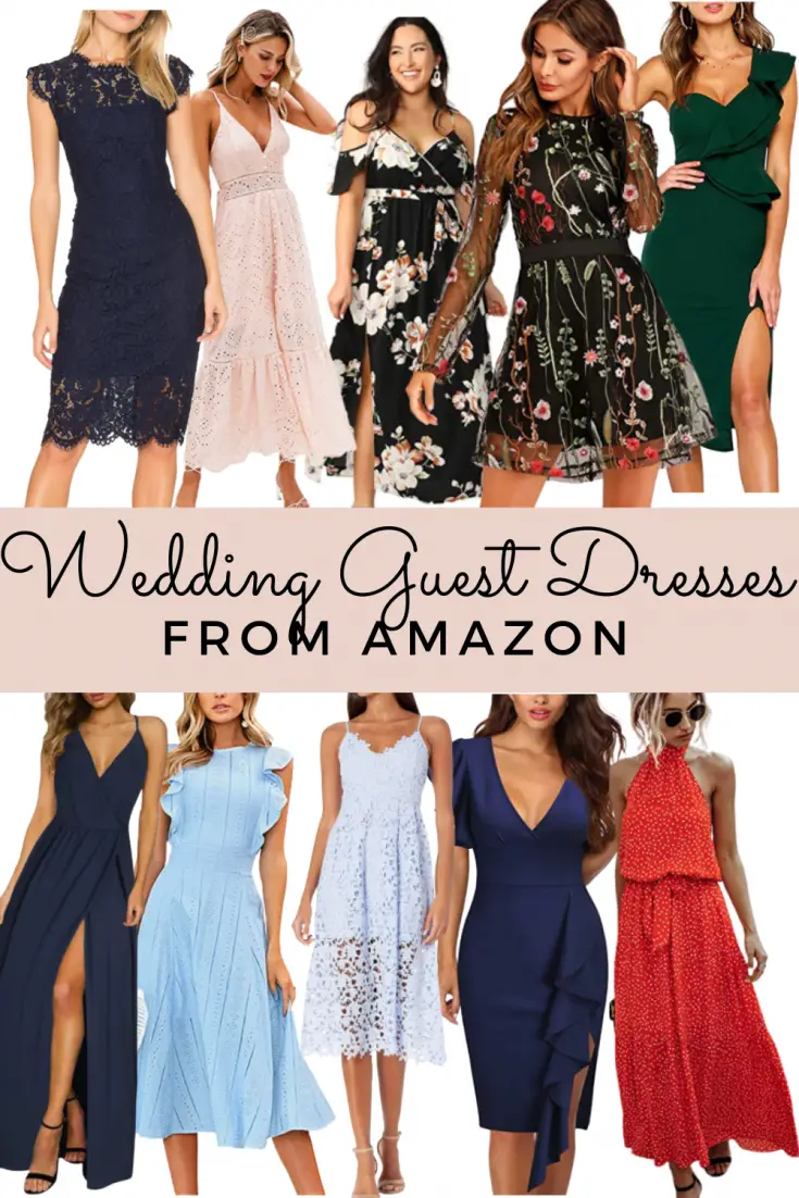 wedding guest dresses from Amazon