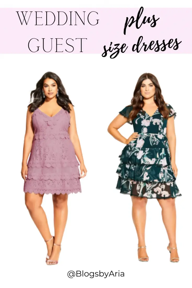 wedding guest plus size dresses