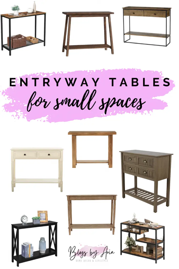 entryway tables for small spaces