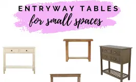 Small Entryway Tables and Benches
